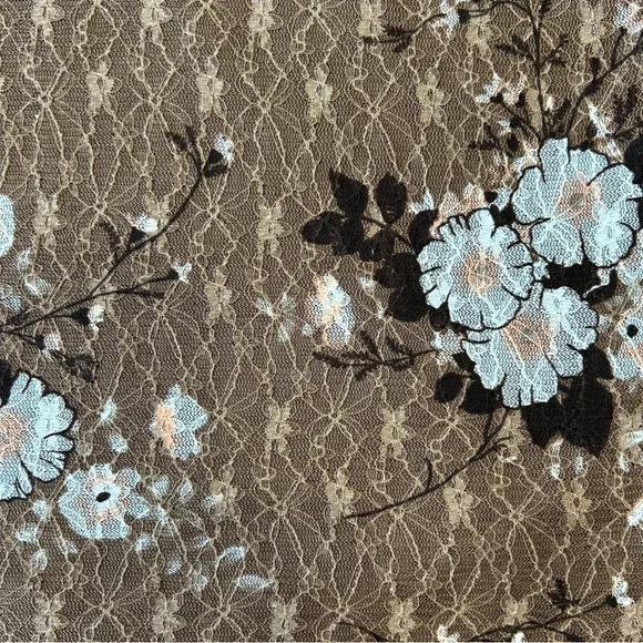 Y2K Floral Lace Tank | Made in Italy | Fits S–M - Picture 3 of 8